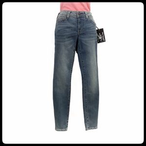 NWT True Religion mid rise skinny jeans